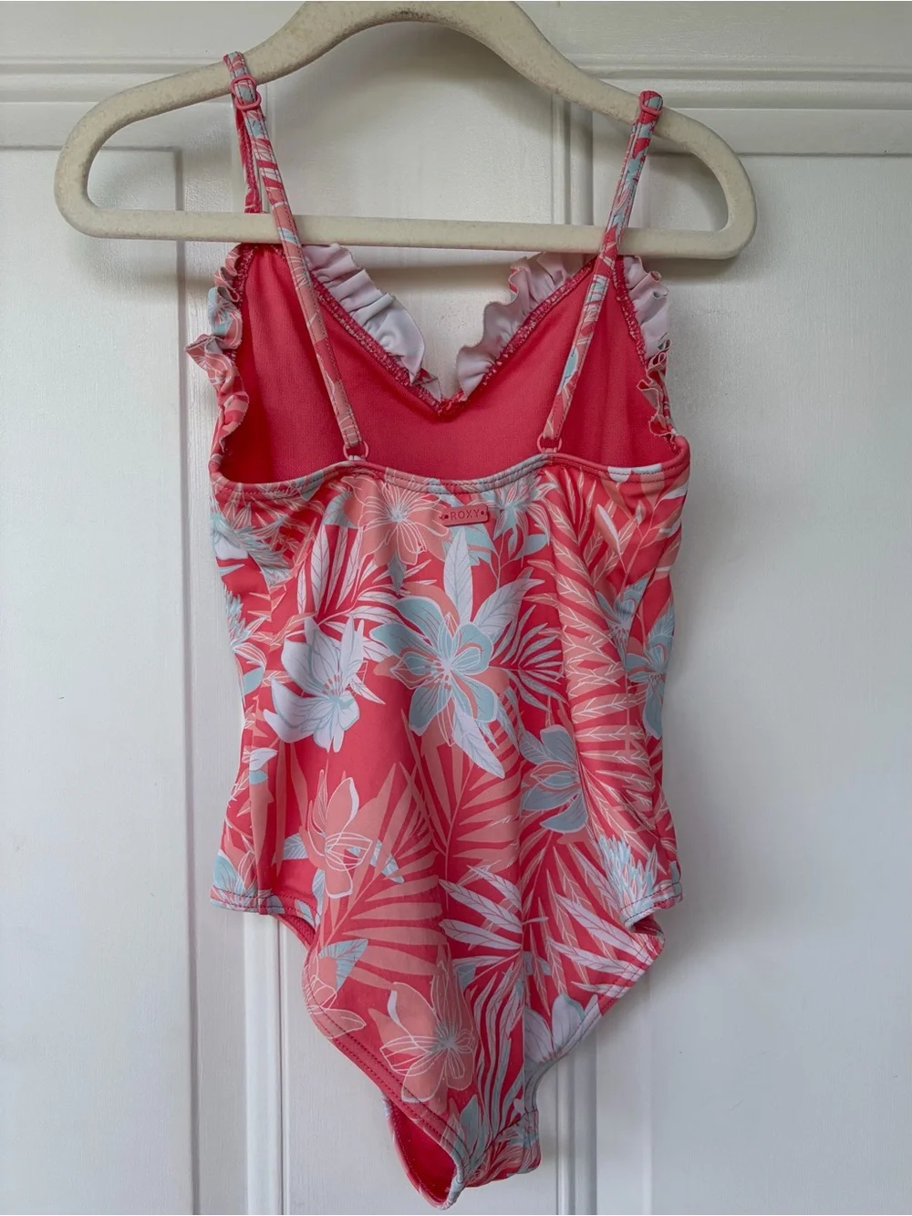 •Roxy Girl• Tropical Floral One-Piece Swimsuit – Size 8